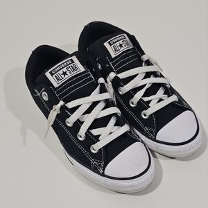 Converse Chuck Taylor All Star High Street Low Top Sneakers Size 3 Black White